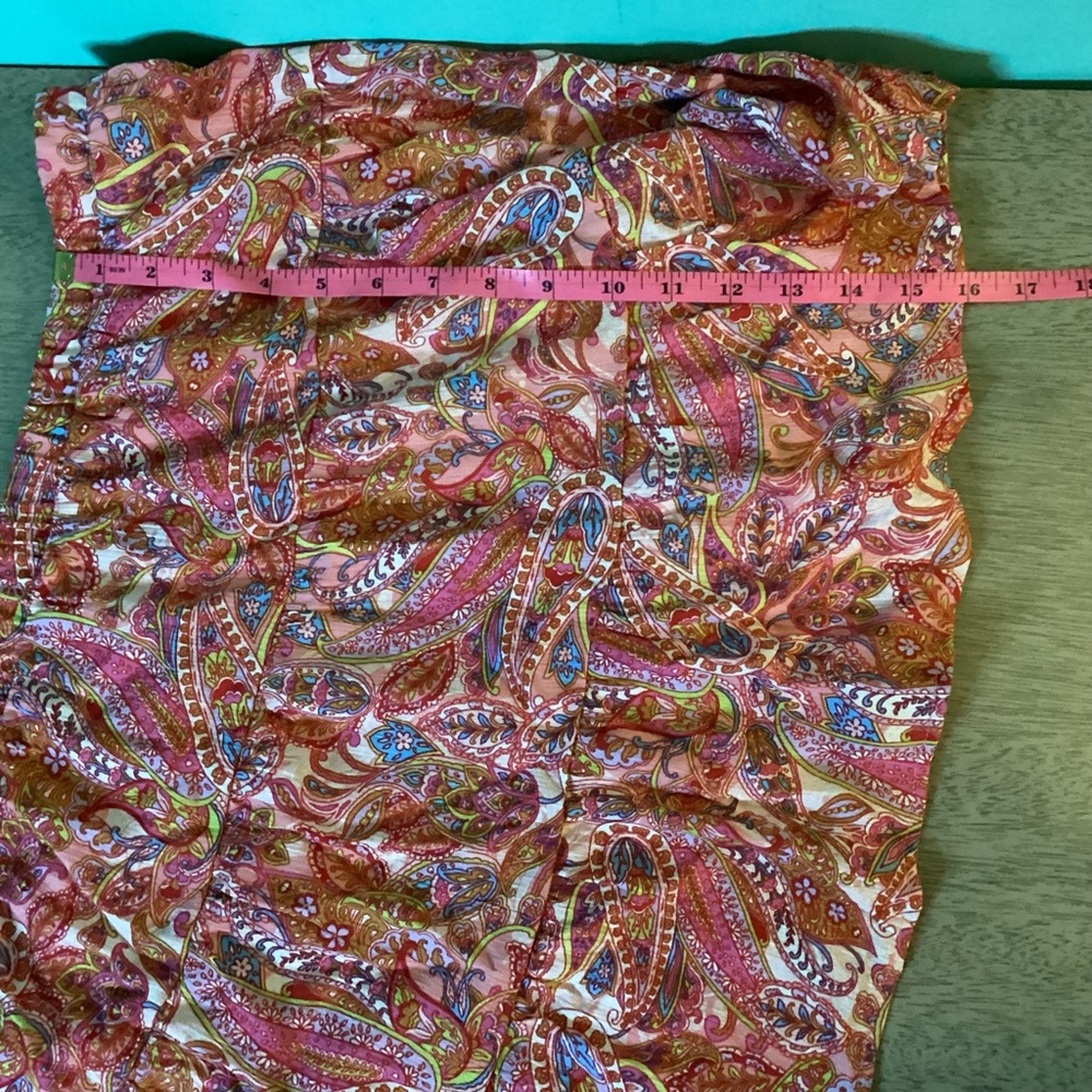No Boundaries Paisley Tiered Mini Skirt Size XXL (20) NWT - Picture 9 of 9